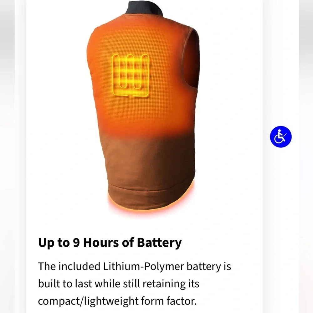 Gobi Heat Ibex men's heated workwear vest - Picture 10 of 12